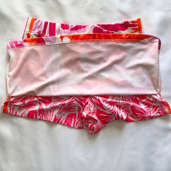 GRETCHEN SCOTT ORANGE PINK WHITE ABSTRACT SKORT - S - Picture 6 of 7